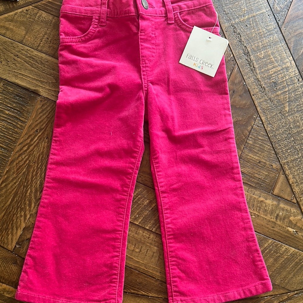 Falls Creek Hot Pink Corduroy Girls' Bootcut Pants